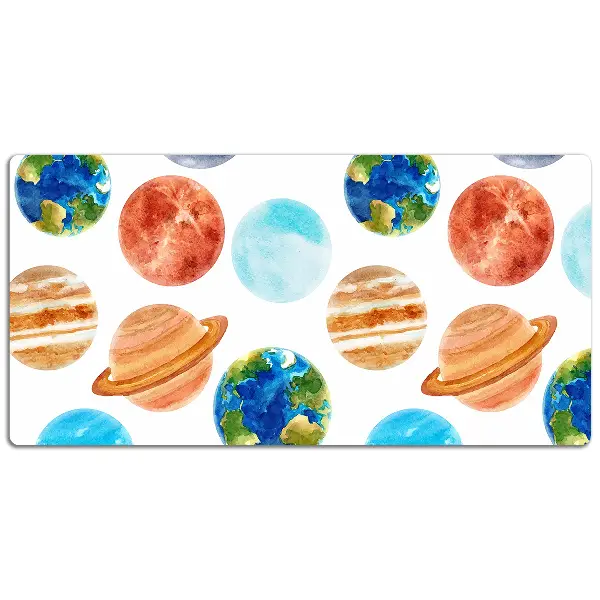 Podloga za mizo Colorful planets