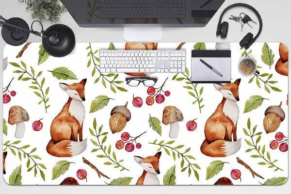 Namizna podloga Fox and forest fruit