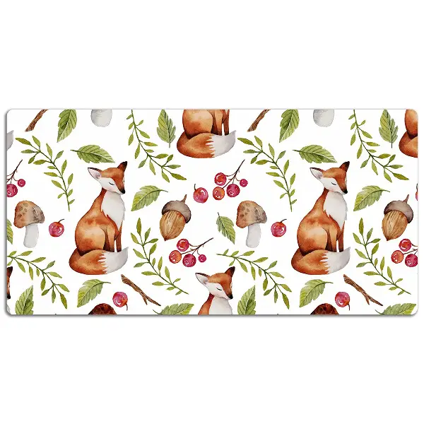 Namizna podloga Fox and forest fruit