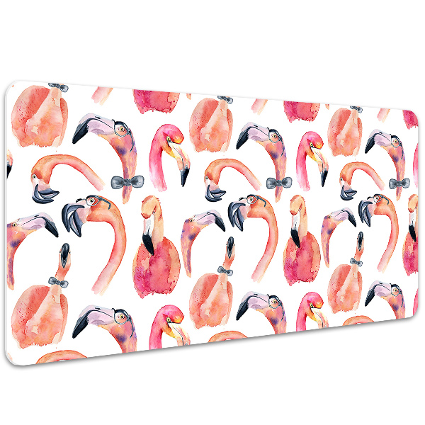 Podloga za pisalno mizo Crazy flamingos
