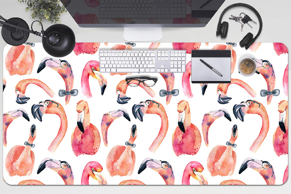 Podloga za pisalno mizo Crazy flamingos