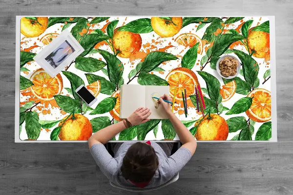 Podloga za pisalno mizo Oranges