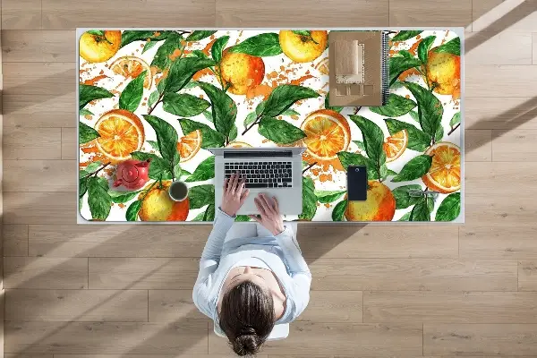 Podloga za pisalno mizo Oranges