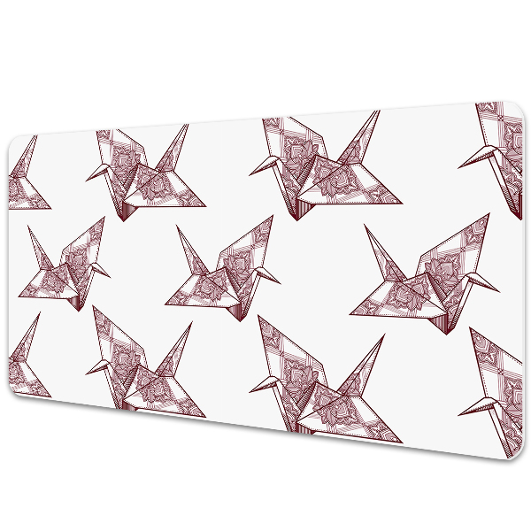 Podloga za pisalno mizo Origami birds