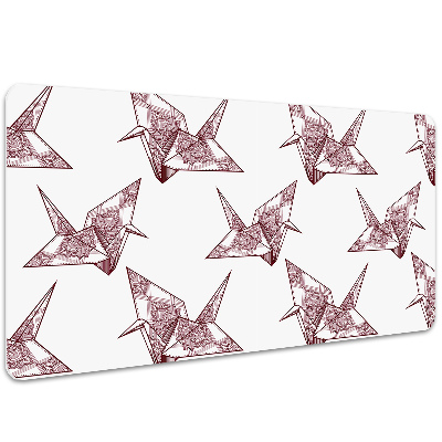 Podloga za pisalno mizo Origami birds