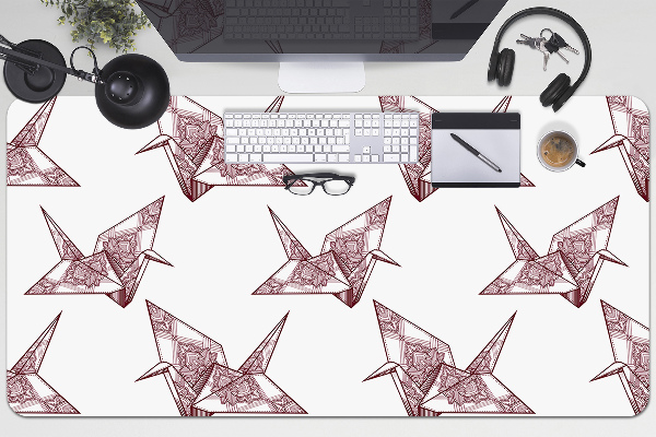 Podloga za pisalno mizo Origami birds