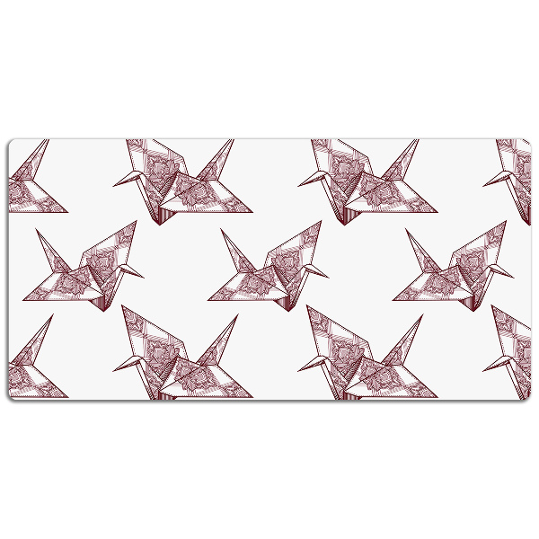 Podloga za pisalno mizo Origami birds