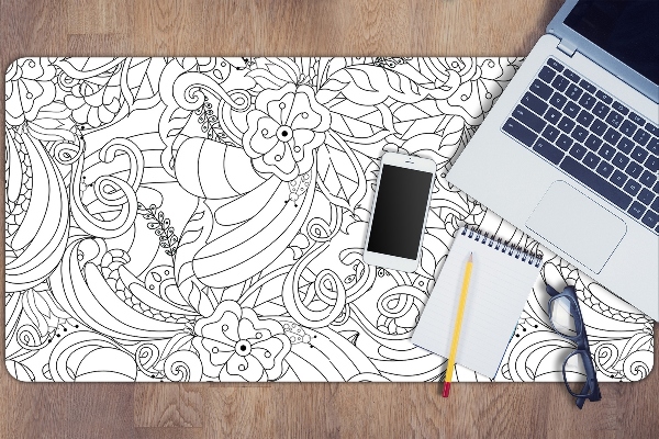 Podloga za pisalno mizo Doodle pattern