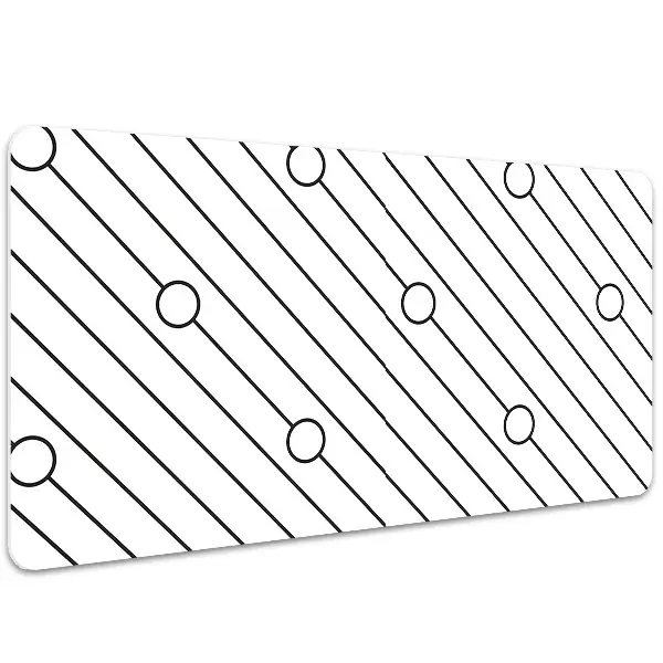 Podloga za pisalno mizo Striped pattern