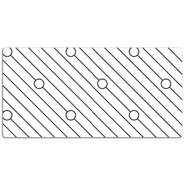 Podloga za pisalno mizo Striped pattern