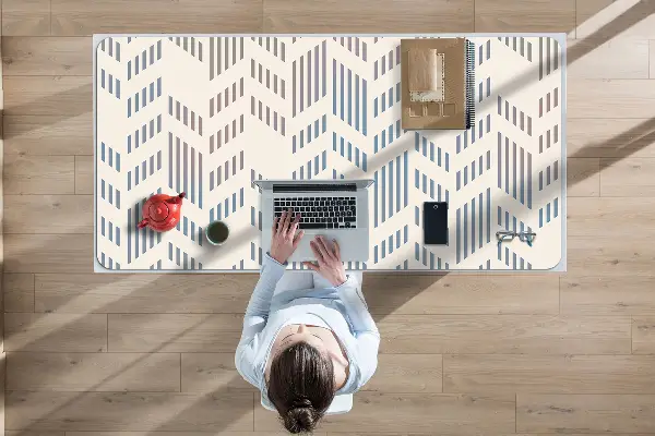 Podloga za mizo Geometric herringbone