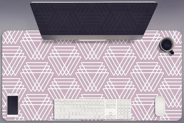 Namizna podloga Pink triangles