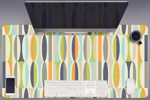 Podloga za pisalno mizo Retro pattern