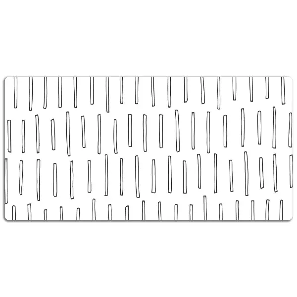 Podloga za pisalno mizo Drawn lines