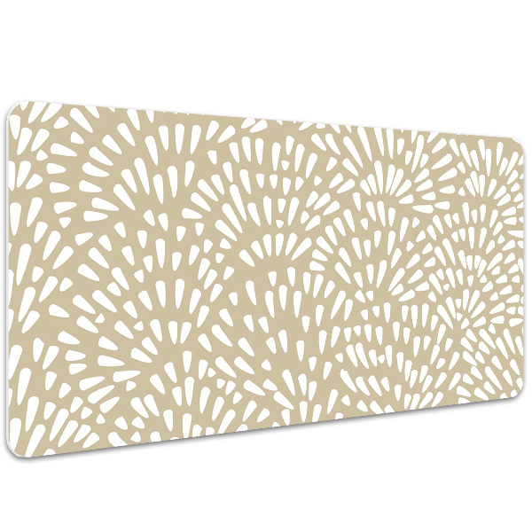 Podloga za pisalno mizo Beige tears boho