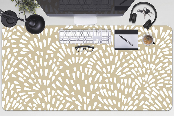 Podloga za pisalno mizo Beige tears boho