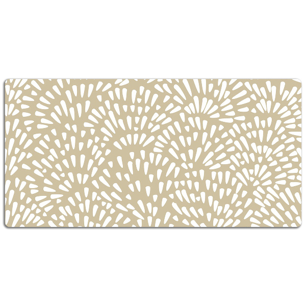 Podloga za pisalno mizo Beige tears boho