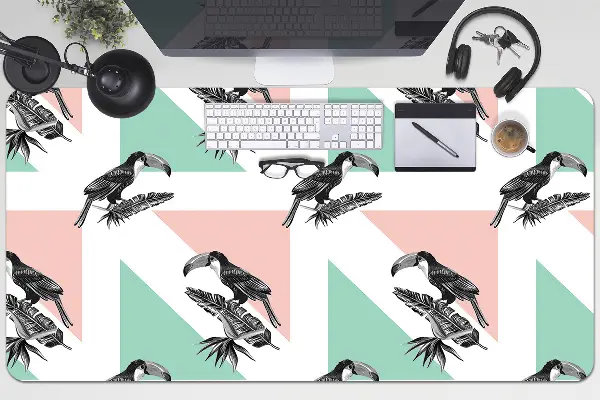 Podloga za mizo Toucan with triangles