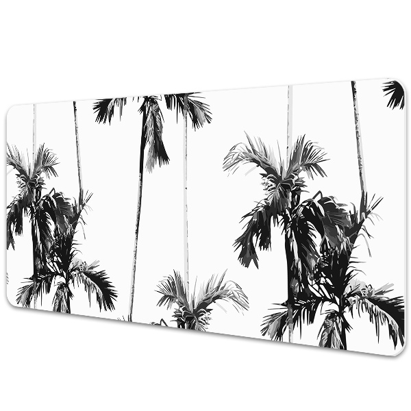 Namizna podloga Black and white palm trees