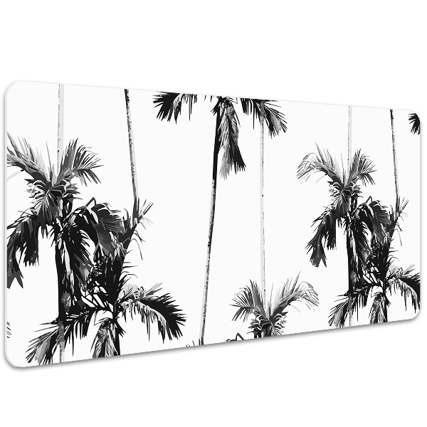 Namizna podloga Black and white palm trees
