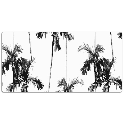 Namizna podloga Black and white palm trees