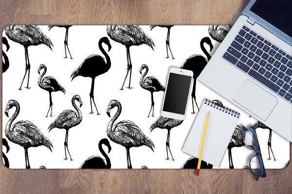Podloga za pisalno mizo Retro style of flamingo