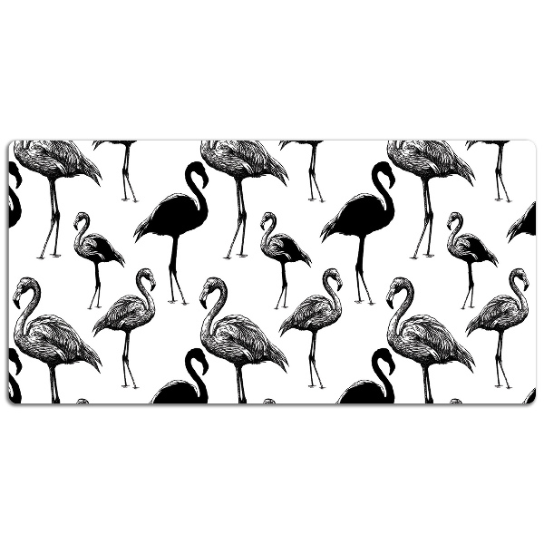 Podloga za pisalno mizo Retro style of flamingo