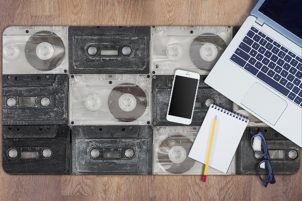 Namizna podloga Old cassettes