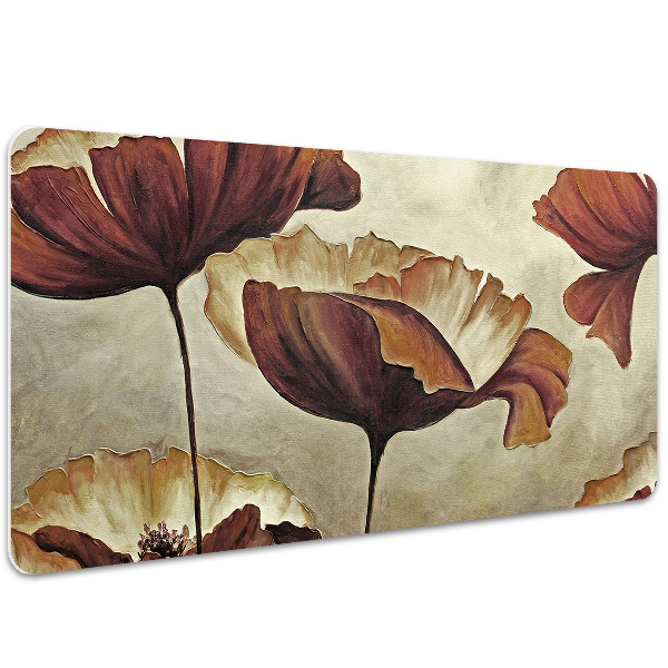 Namizna podloga Painting large poppies