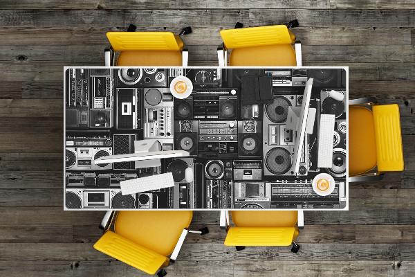 Namizna podloga Old School Boombox