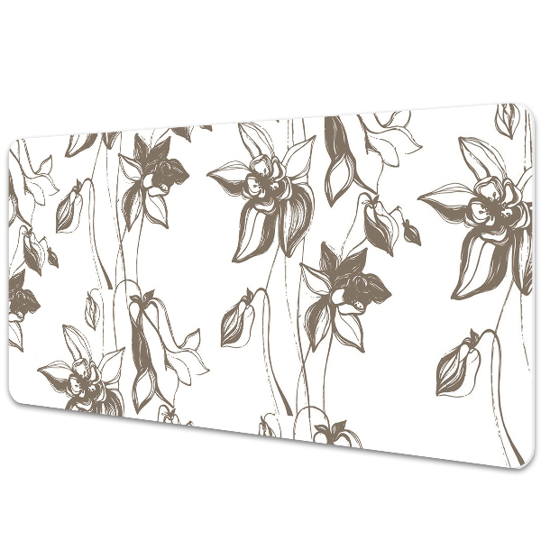 Podloga za pisalno mizo Flower drawing