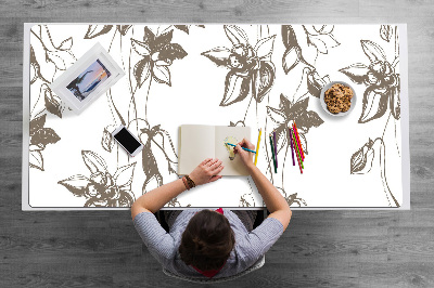 Podloga za pisalno mizo Flower drawing