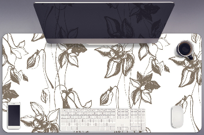 Podloga za pisalno mizo Flower drawing