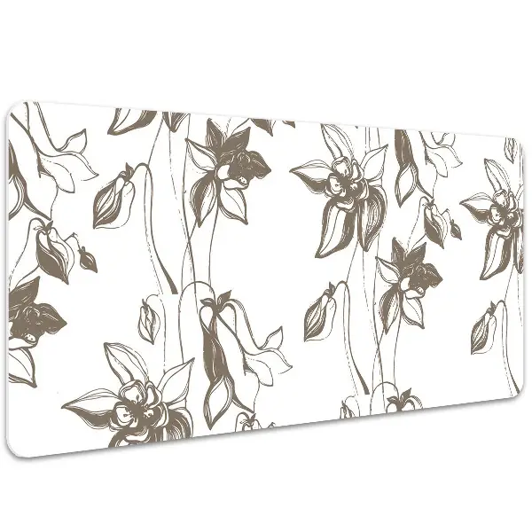 Podloga za pisalno mizo Flower drawing