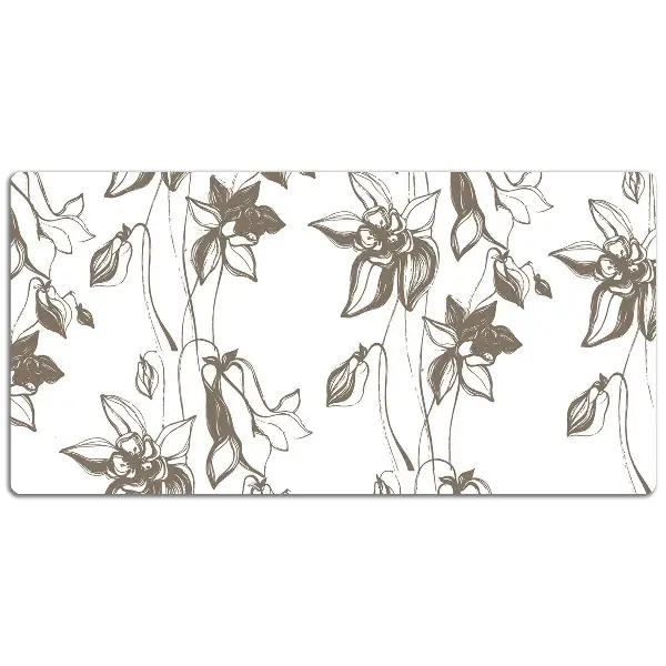 Podloga za pisalno mizo Flower drawing