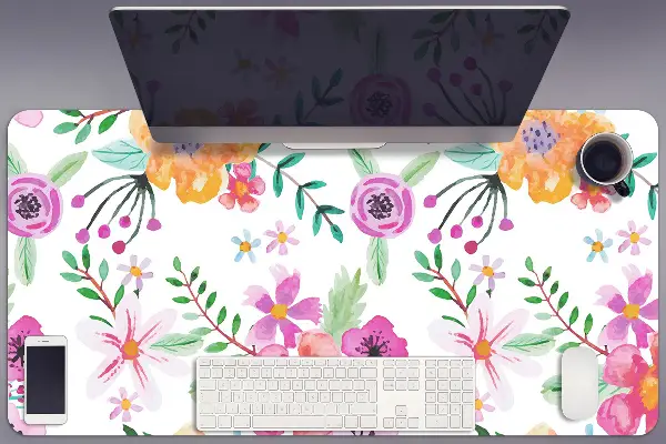 Podloga za pisalno mizo Flower drawing
