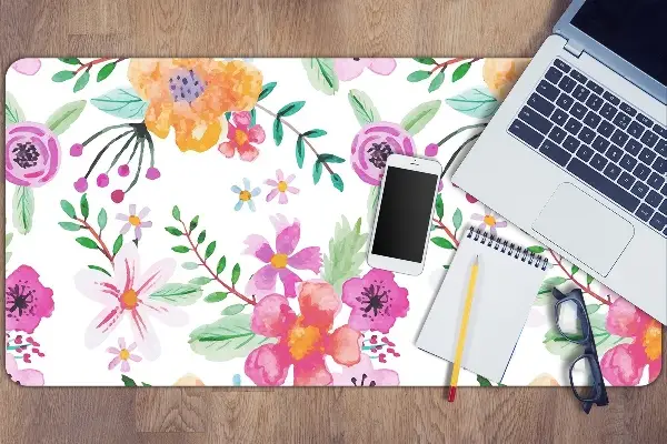 Podloga za pisalno mizo Flower drawing