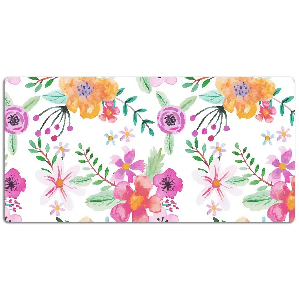 Podloga za pisalno mizo Flower drawing