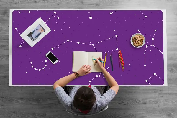 Podloga za pisalno mizo Starry sky
