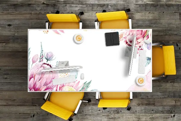Podloga za pisalno mizo Floral frame