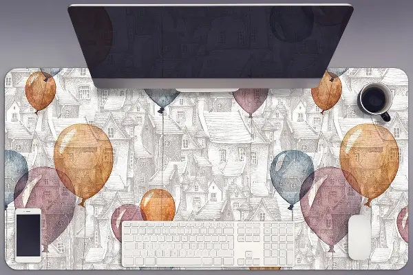 Namizna podloga Balloons and houses