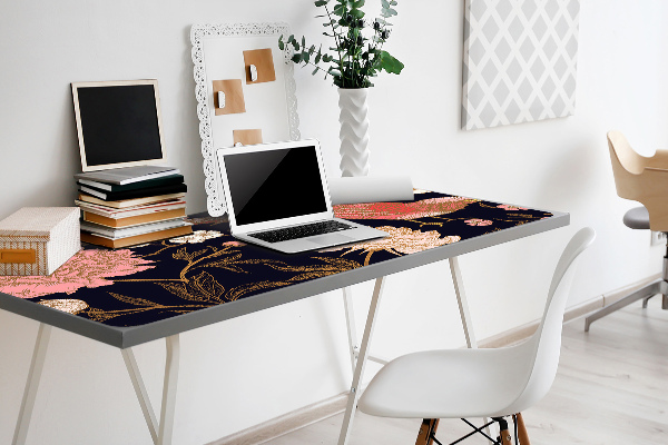 Podloga za pisalno mizo Peony with a bird