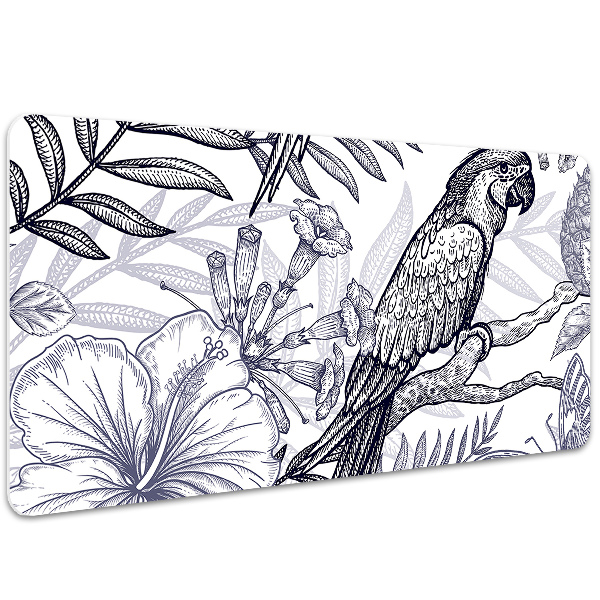 Namizna podloga Sketched parrot