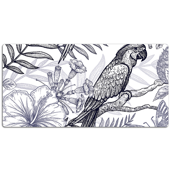 Namizna podloga Sketched parrot