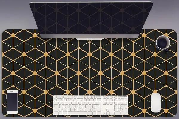 Podloga za pisalno mizo Hexagons