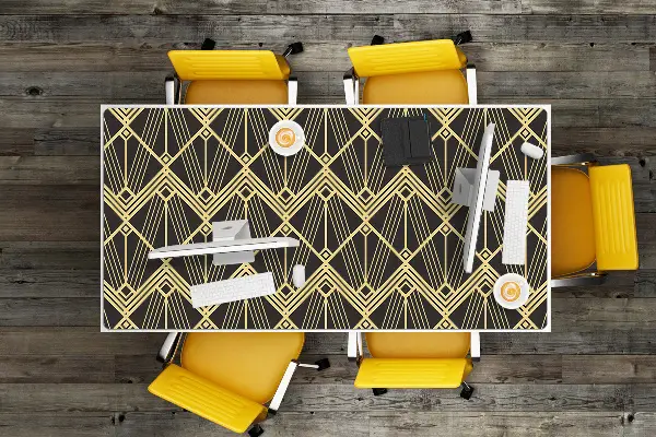 Podloga za pisalno mizo Modern tiles