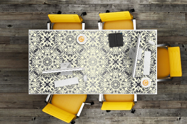 Podloga za pisalno mizo Floral pattern