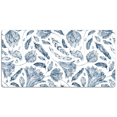 Namizna podloga Blue leaves