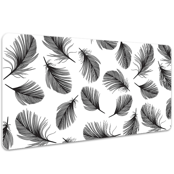 Podloga za pisalno mizo Drawn feathers