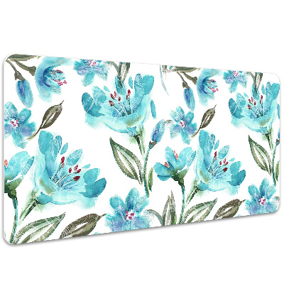 Podloga za pisalno mizo Turquoise flowers